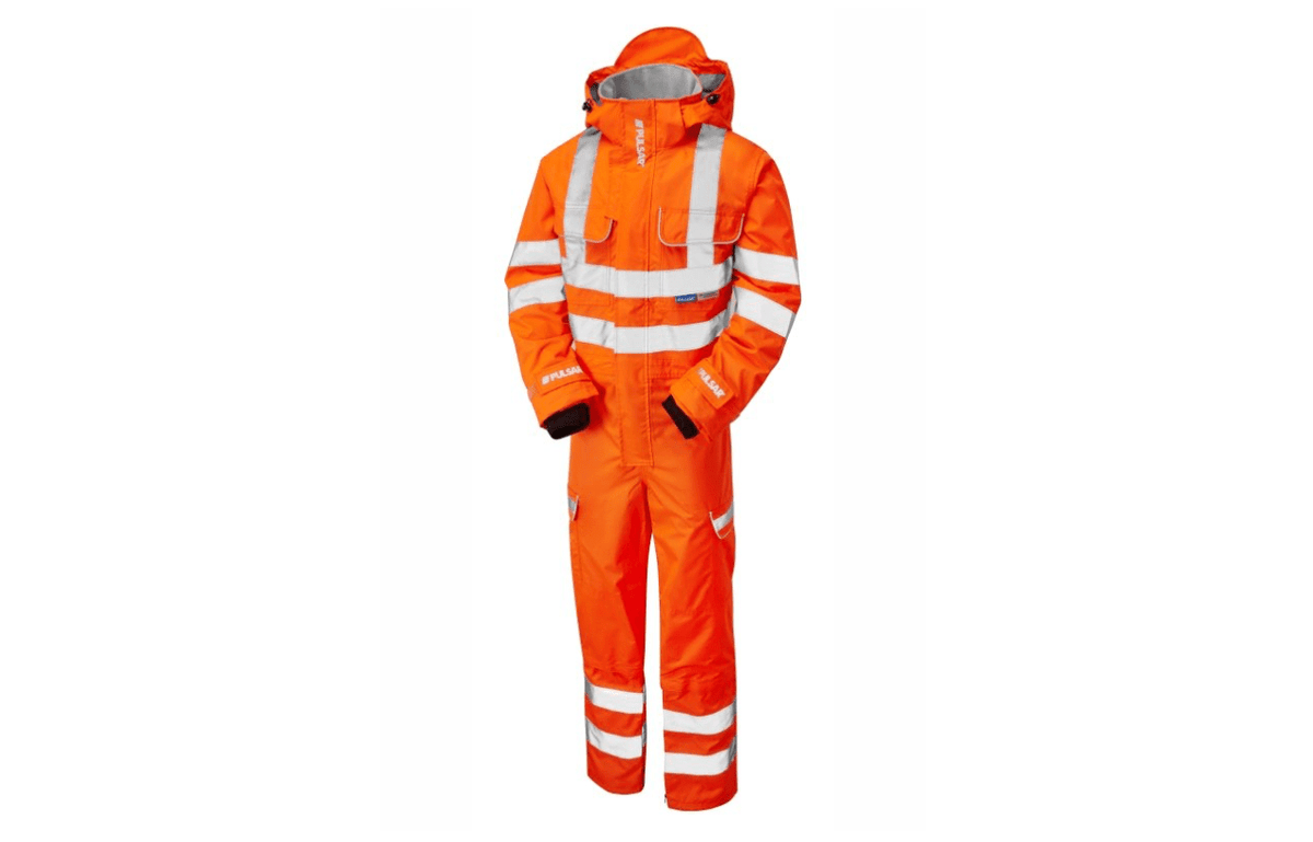 Pulsar Protect High Visibility Orange Waterproof Coverall – PR505 - Ready Set SuppliedPulsar Protect High Visibility Orange Waterproof Coverall – PR505SmallPR505 - ORG