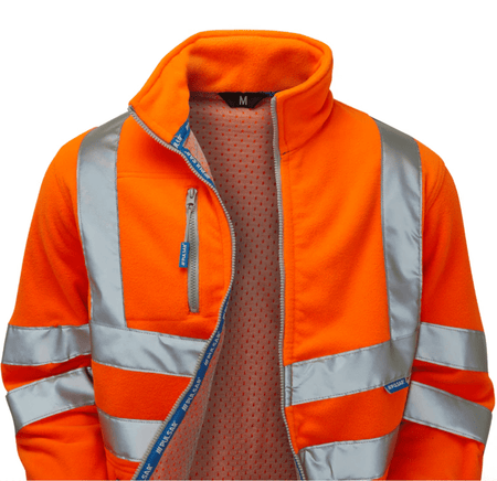 Pulsar Protect HV Orange Interactive Fleece Jacket – PR508 - Ready Set SuppliedPulsar Protect HV Orange Interactive Fleece Jacket – PR508XSPR508 - ORG