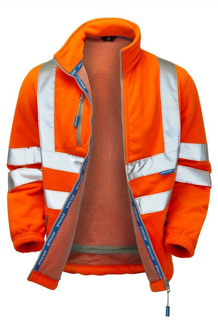 PULSAR® PROTECT HV Orange Interactive Fleece Jacket - Ready Set SuppliedPULSAR® PROTECT HV Orange Interactive Fleece JacketXSPR508 - ORG