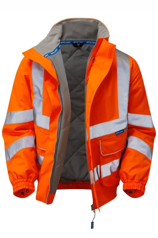 PULSAR® PROTECT HV Orange Padded Bomber Jacket - Ready Set SuppliedPULSAR® PROTECT HV Orange Padded Bomber JacketSmallPR496 - ORG