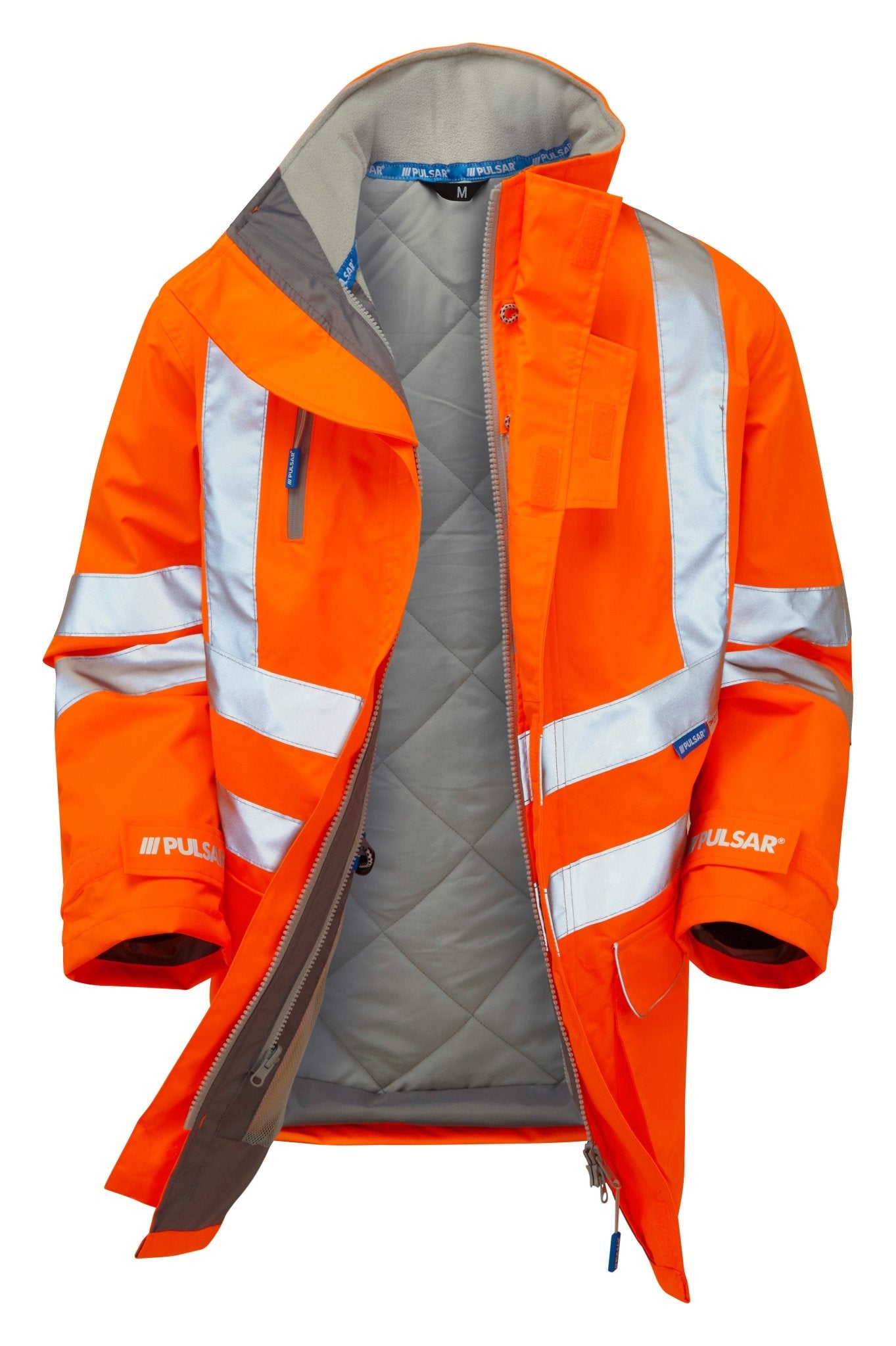 PULSAR® PROTECT HV Orange Padded Storm Coat - Ready Set SuppliedPULSAR® PROTECT HV Orange Padded Storm CoatPR502 - ORG