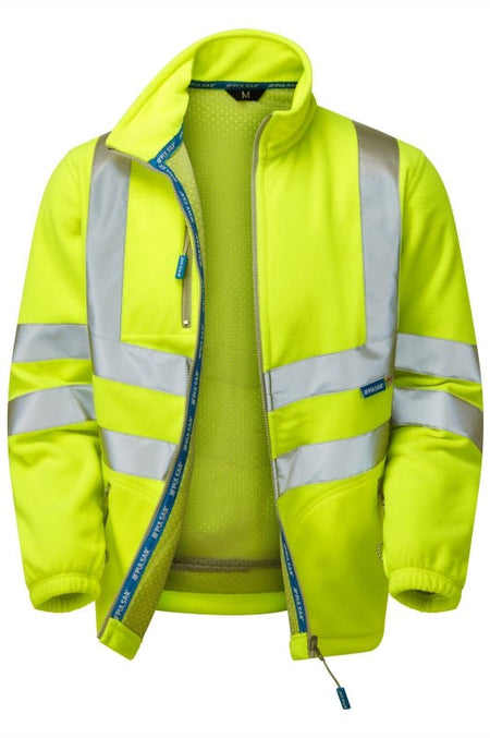 PULSAR® PROTECT HV Yellow Interactive Fleece Jacket - Ready Set SuppliedPULSAR® PROTECT HV Yellow Interactive Fleece JacketXSP507 - YEL