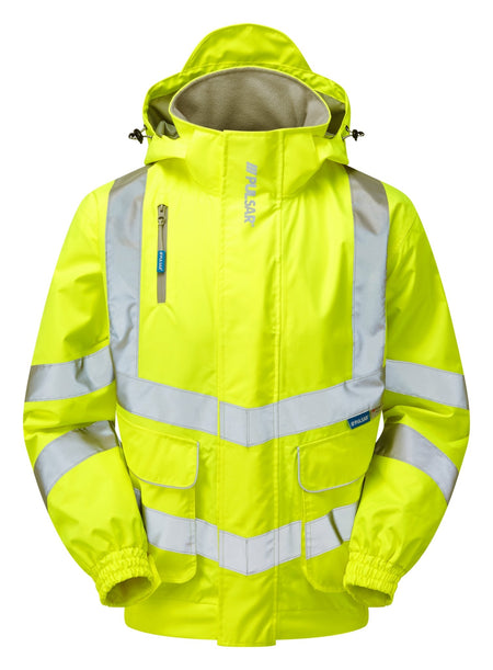 Pulsar Protect HV Yellow Mesh Lined Bomber Jacket - Ready Set SuppliedPulsar Protect HV Yellow Mesh Lined Bomber JacketSRSS-PUL-0086