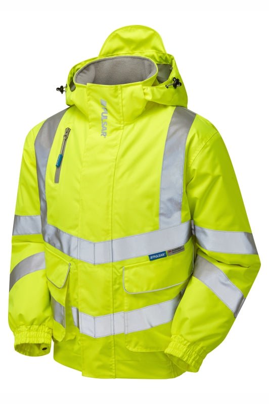 Pulsar Protect HV Yellow Padded Bomber Jacket - Ready Set SuppliedPulsar Protect HV Yellow Padded Bomber JacketMRSS-PUL-0070