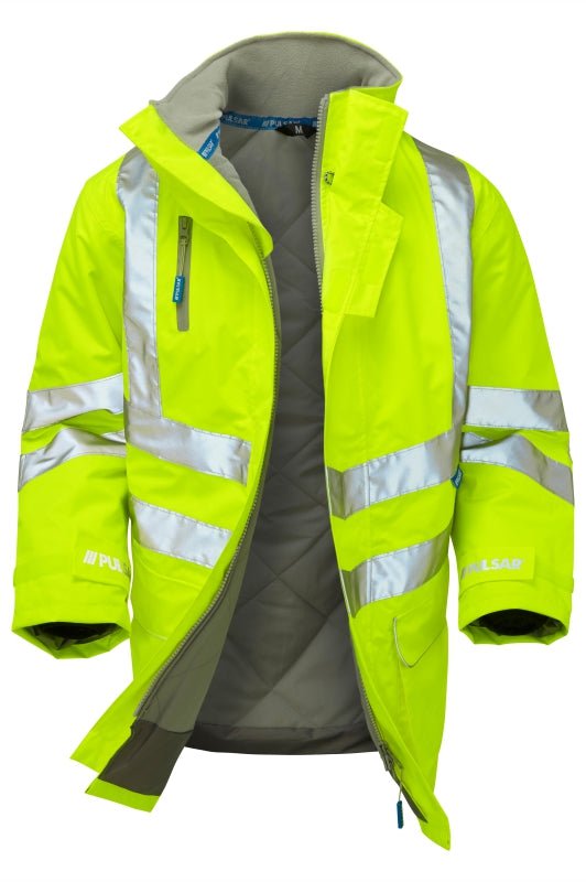 PULSAR® PROTECT HV Yellow Padded Storm Coat - Ready Set SuppliedPULSAR® PROTECT HV Yellow Padded Storm CoatSmallP187 - YEL