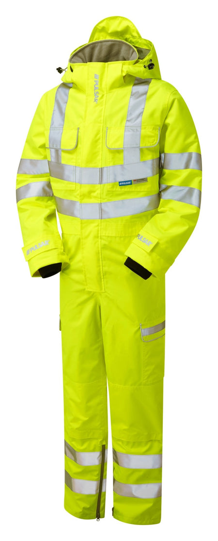 PULSAR® PROTECT HV Yellow Waterproof Coverall - Ready Set SuppliedPULSAR® PROTECT HV Yellow Waterproof CoverallSmallP522 - YEL