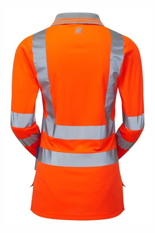 Pulsar Protect Women's HV Orange LS Polo Shirt - Ready Set SuppliedPulsar Protect Women's HV Orange LS Polo Shirt18RSS-PUL-0115