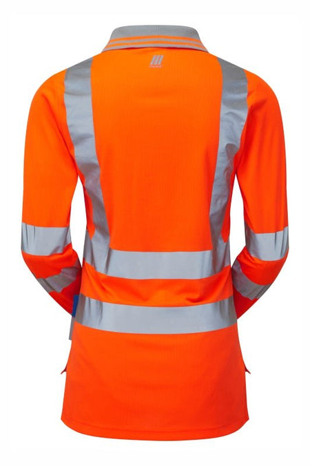 Pulsar Protect Women's HV Orange LS Polo Shirt - Ready Set SuppliedPulsar Protect Women's HV Orange LS Polo Shirt18RSS-PUL-0115