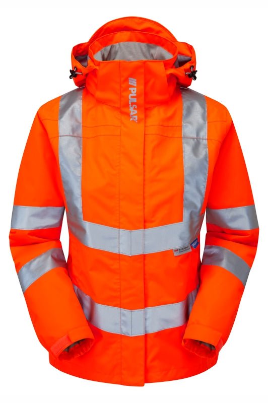 Pulsar Protect Women's HV Orange Storm Coat - Ready Set SuppliedPulsar Protect Women's HV Orange Storm Coat18RSS-PUL-0116