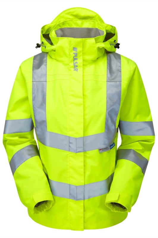 Pulsar Protect Women's HV Yellow Storm Coat - Ready Set SuppliedPulsar Protect Women's HV Yellow Storm Coat20RSS-PUL-0091