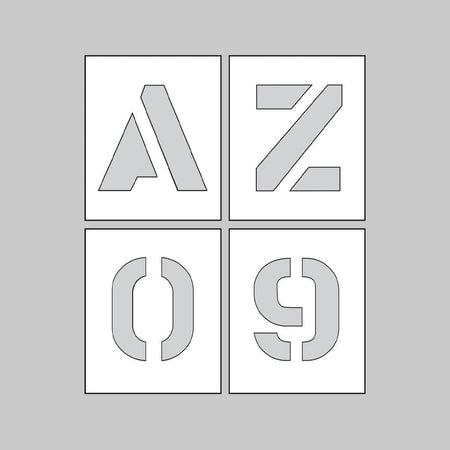 PVC Stencil A-Z & 0-9 25mm - Ready Set SuppliedPVC Stencil A-Z & 0-9 25mm59644