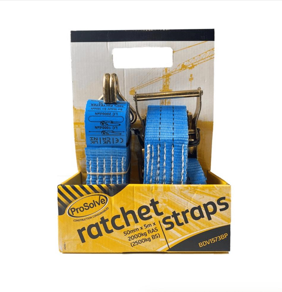 RATCHET STRAP 50MM X 5M X 2000KG - Ready Set SuppliedRATCHET STRAP 50MM X 5M X 2000KG100