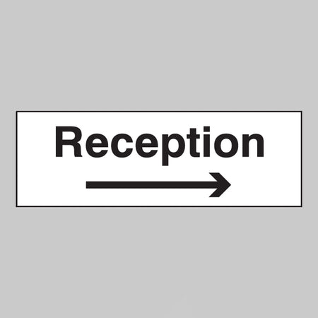 Reception Arrow Right Sign - Ready Set SuppliedReception Arrow Right SignRigid Plastic17070G