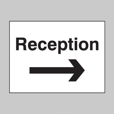 Reception Arrow Right Sign - Ready Set SuppliedReception Arrow Right Sign17596K