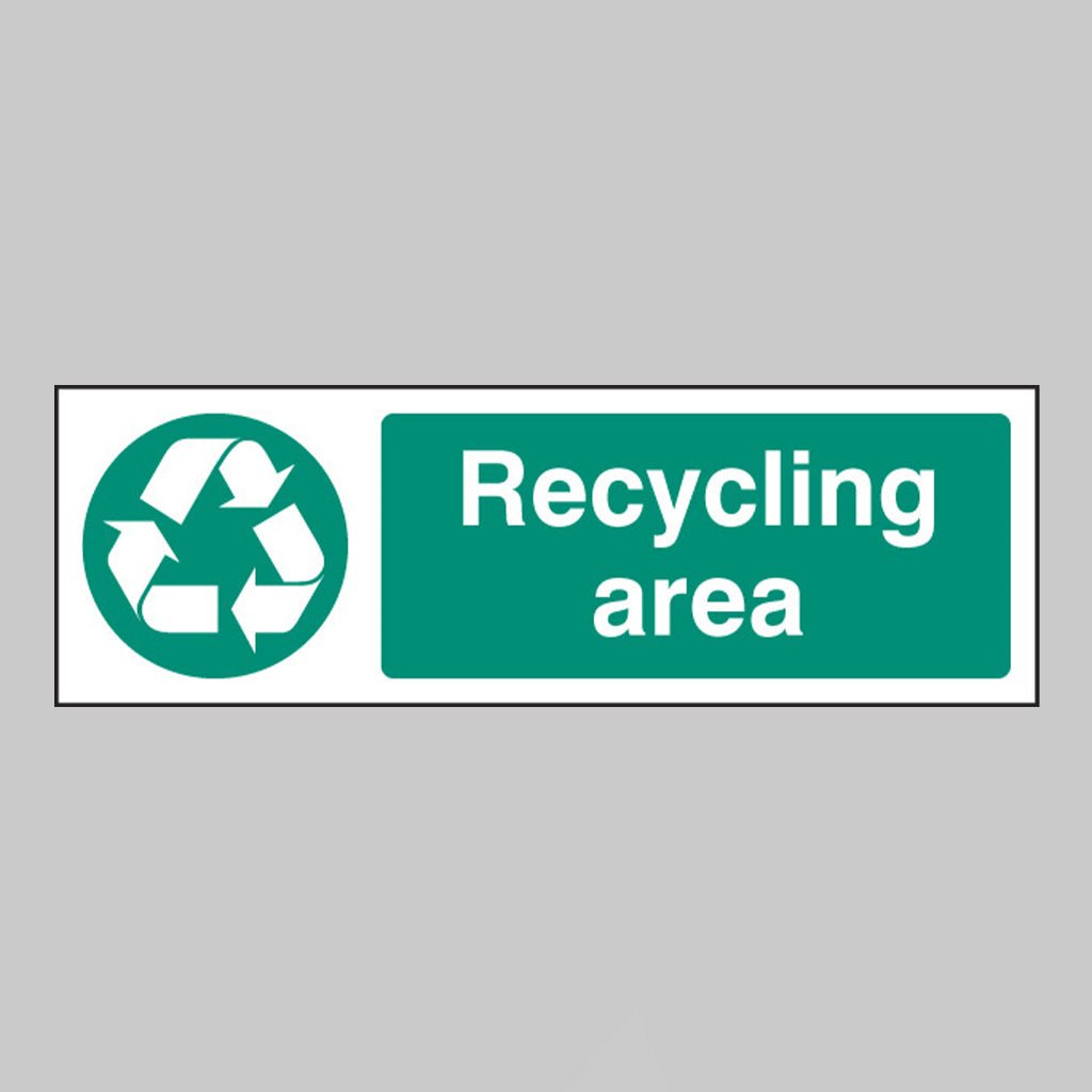 Recycling Area Sign - Ready Set SuppliedRecycling Area Sign16611M