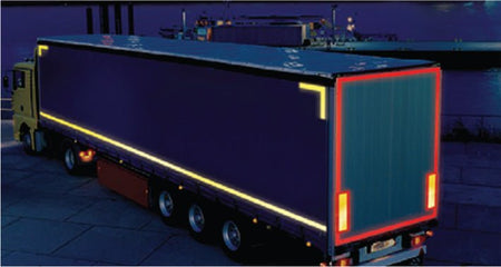 Red Lorry Marking Contour Tape 50Mmx50m (Curtain Vehicle) - Ready Set SuppliedRed Lorry Marking Contour Tape 50Mmx50m (Curtain Vehicle)56354