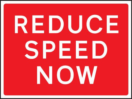 Reduce Speed Now 600 x 450mm Class RA1 Zintec Sign - Ready Set SuppliedReduce Speed Now 600 x 450mm Class RA1 Zintec Sign57966