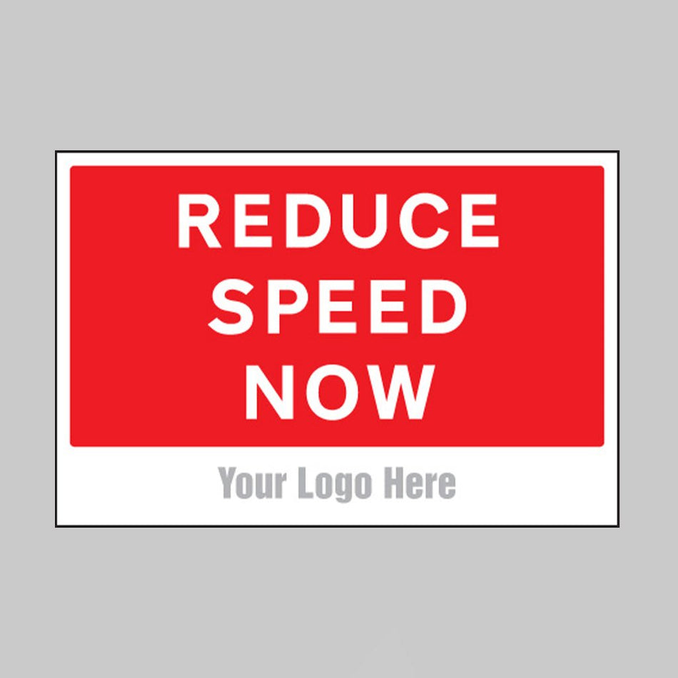 Reduce Speed Now, Builder Signs 600 x 400mm - Ready Set SuppliedReduce Speed Now, Builder Signs 600 x 400mm55745