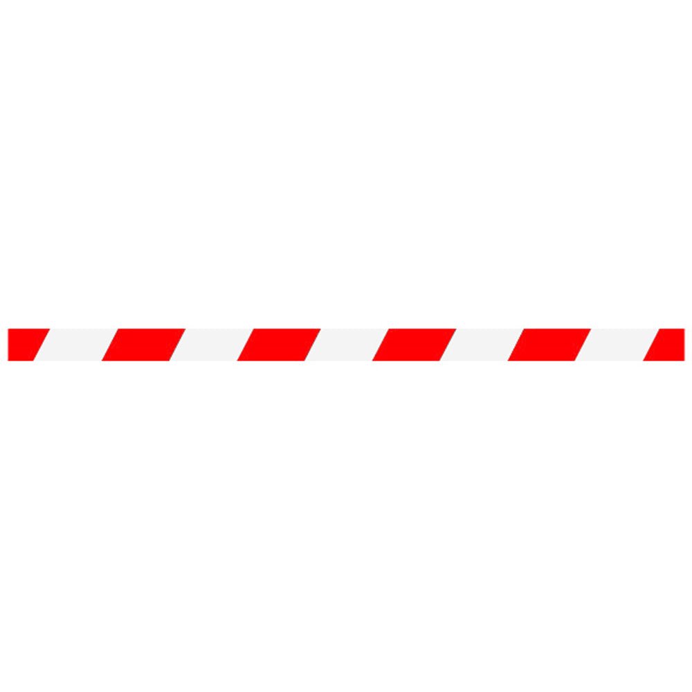 Red/White Floor Graphic Strip 1000 x 50mm - Ready Set SuppliedRed/White Floor Graphic Strip 1000 x 50mm58616