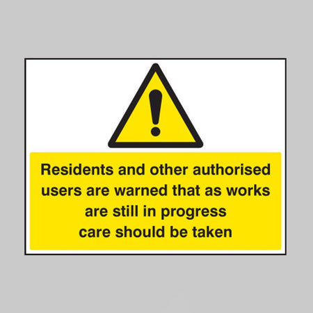 Residents And Other Users Are Warned Etc Sign - Ready Set SuppliedResidents And Other Users Are Warned Etc Sign16434Q