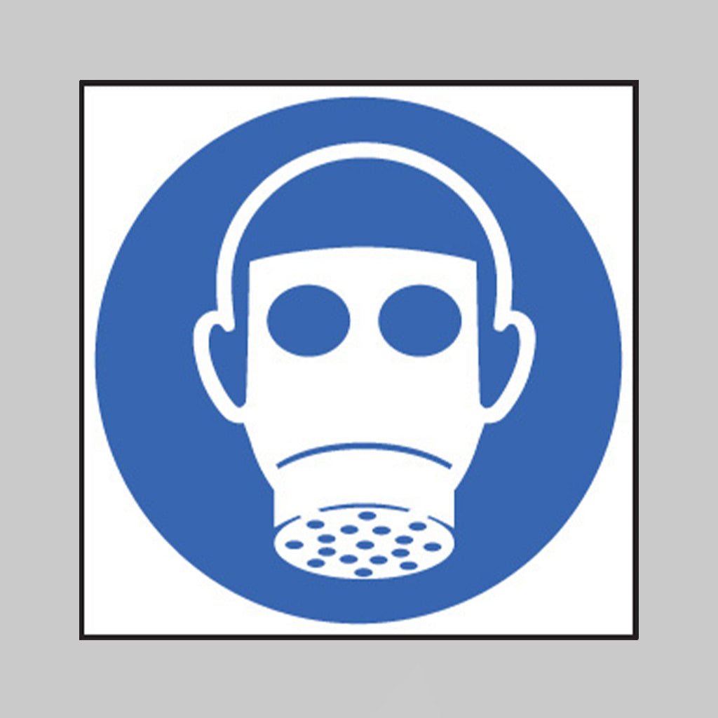 Respirator Symbol Sign - Ready Set SuppliedRespirator Symbol SignRigid Plastic15206F