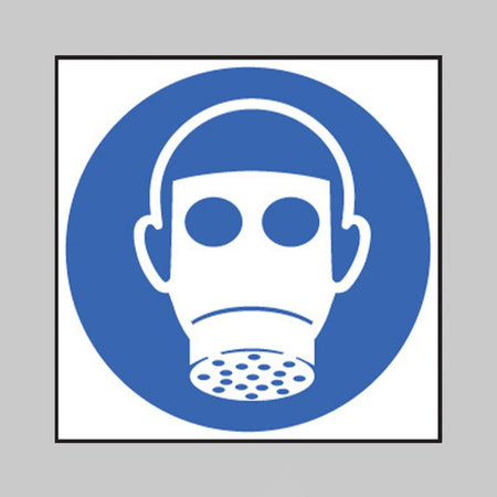 Respirator Symbol Sign - Ready Set SuppliedRespirator Symbol SignRigid Plastic15206F