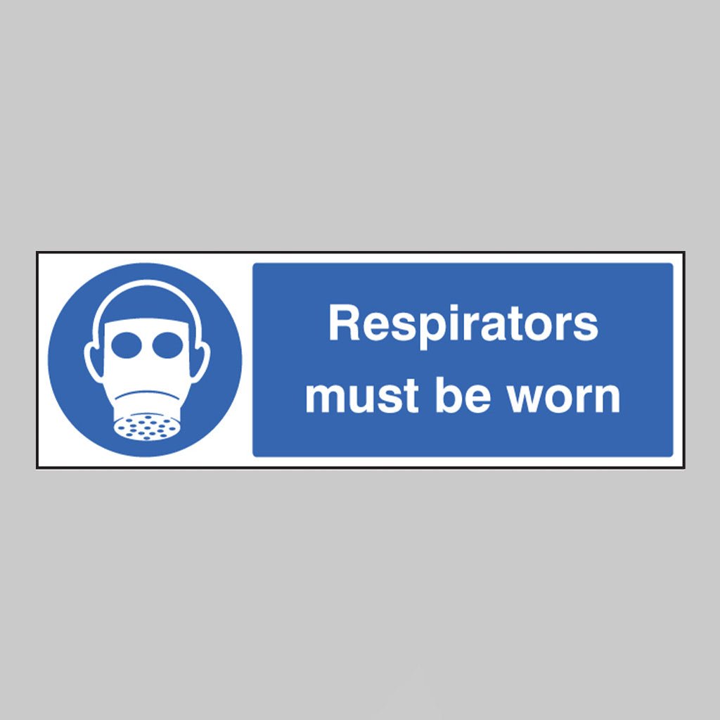 Respirators Must Be Worn Sign - Ready Set SuppliedRespirators Must Be Worn SignRigid Plastic15205G
