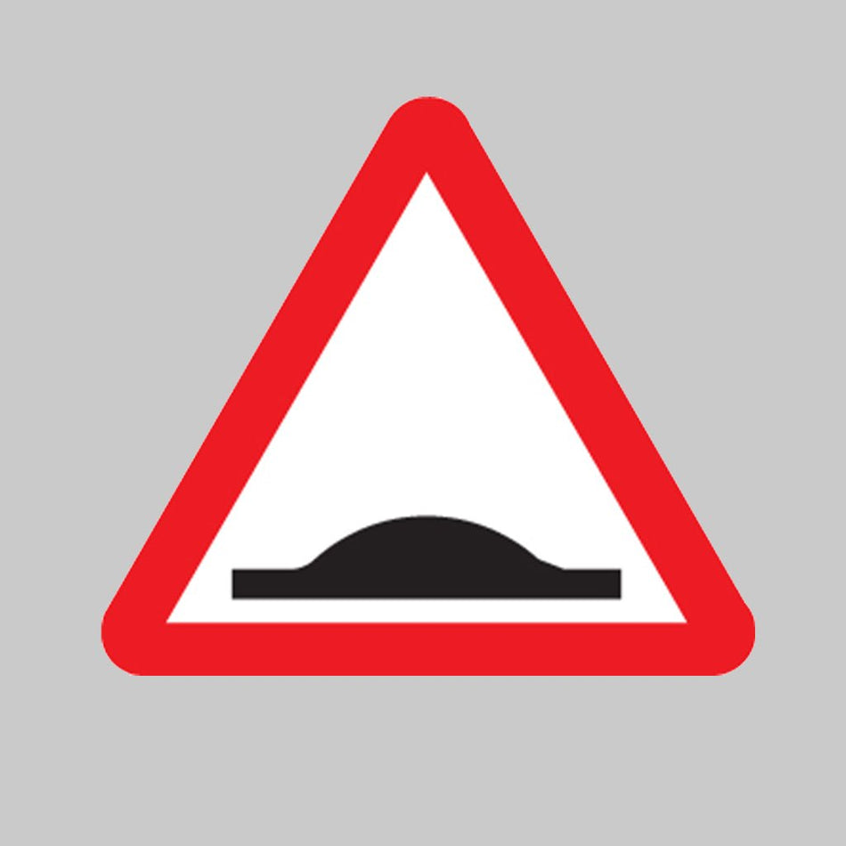 Road Hump Ahead Class RA1 600mm Triangle With Channelling Sign - Ready Set SuppliedRoad Hump Ahead Class RA1 600mm Triangle With Channelling Sign57852