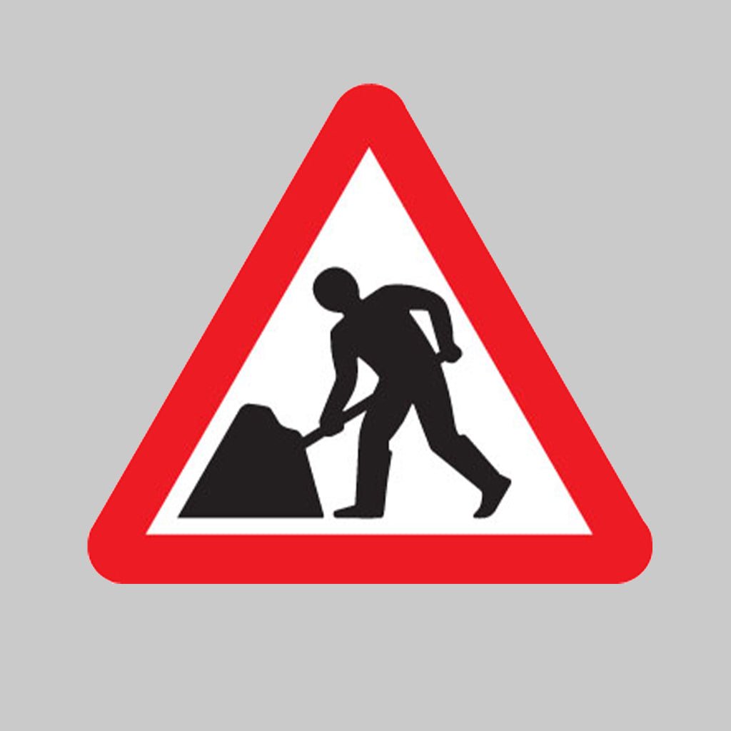 Road Works Reflective Fold Up 750mm Triangle Sign - Ready Set SuppliedRoad Works Reflective Fold Up 750mm Triangle Sign57647