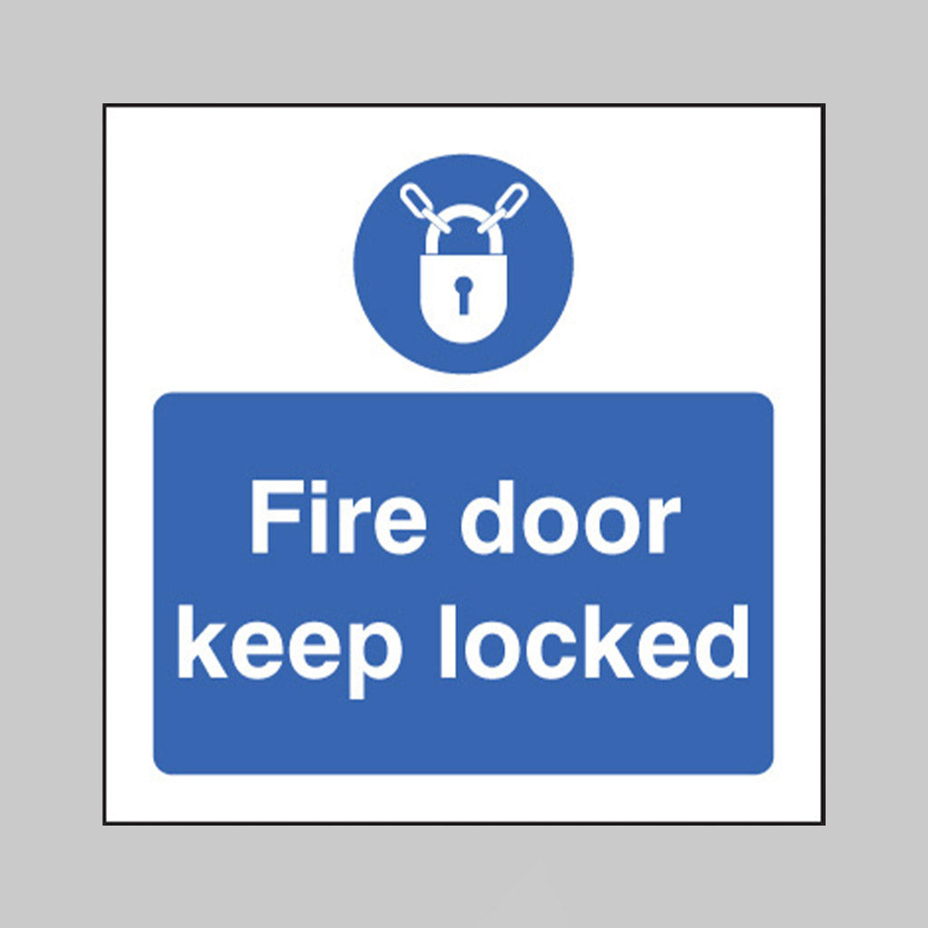 Fire door keep locked