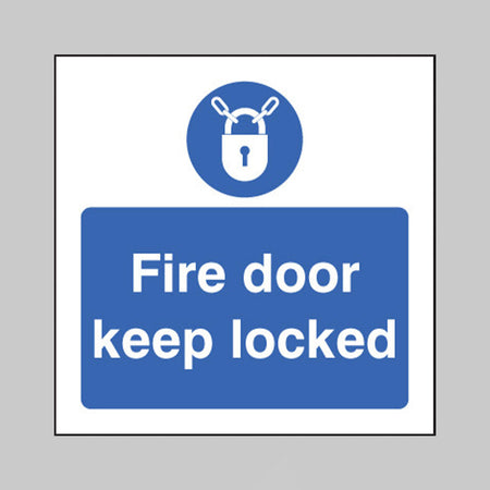 Fire door keep locked