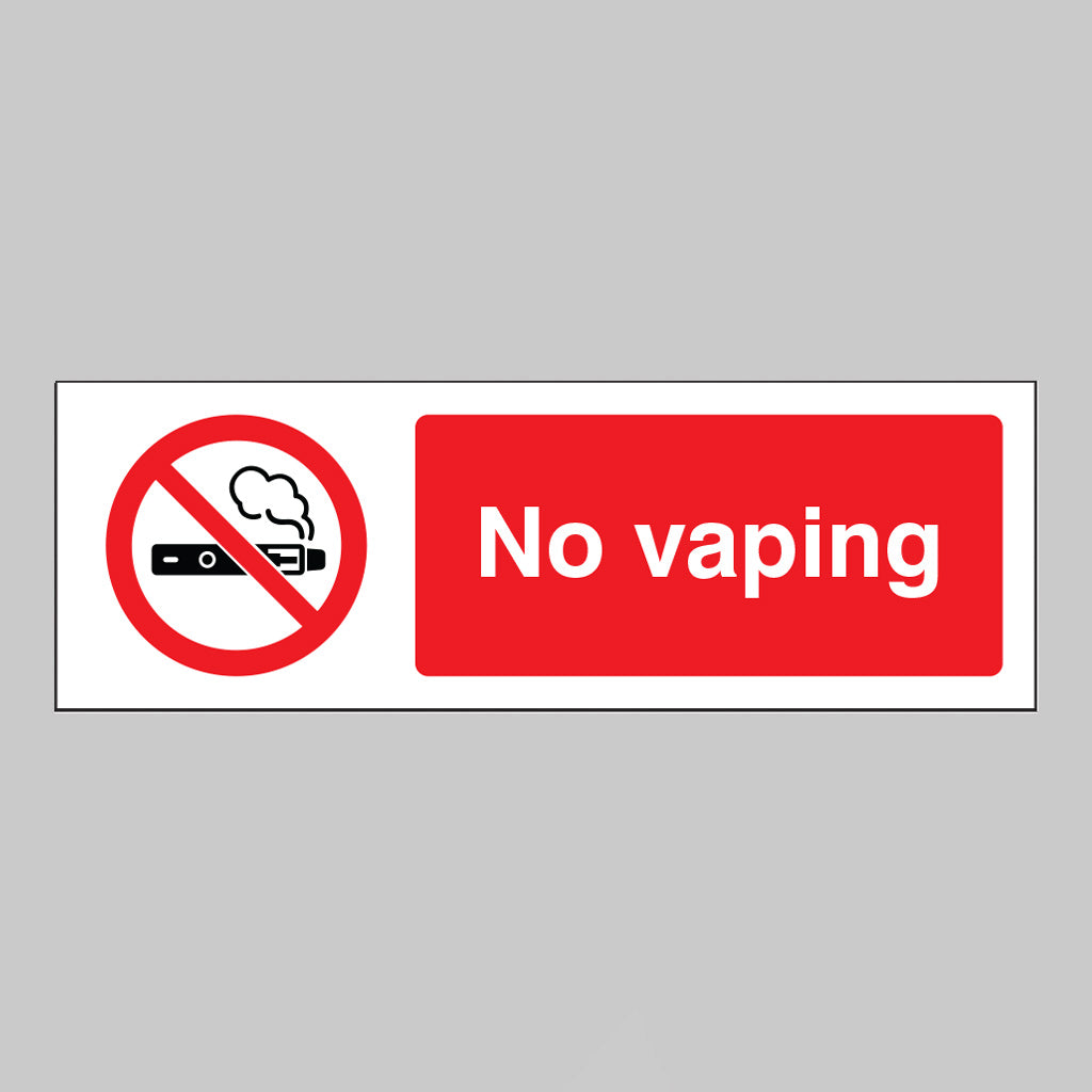 No vaping