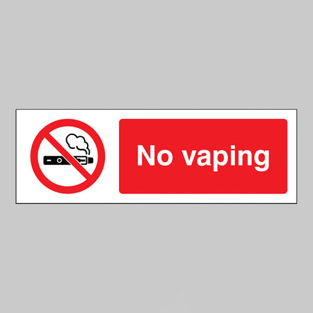 No vaping