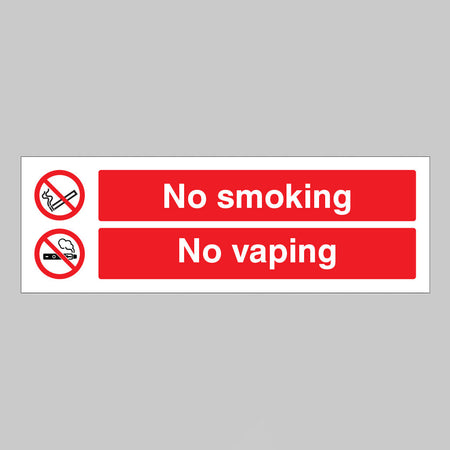 No Smoking No vaping