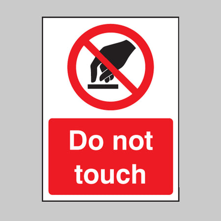 Do not touch