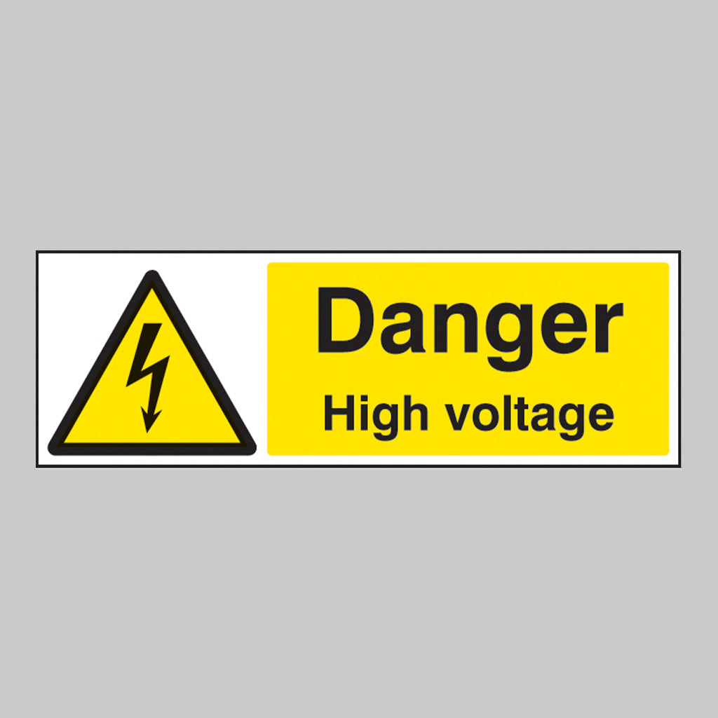 Danger high voltage