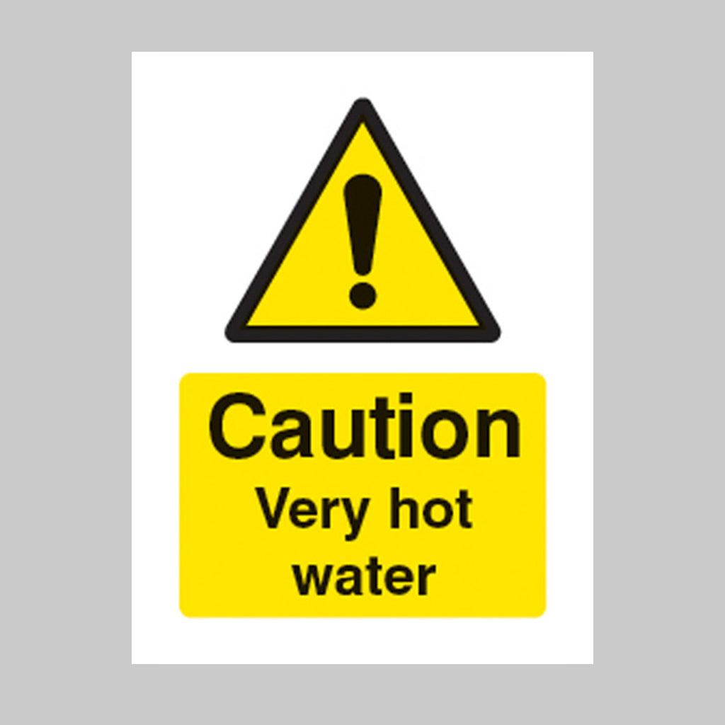 Caution very hot water