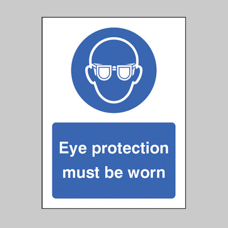 Eye protection must be worn