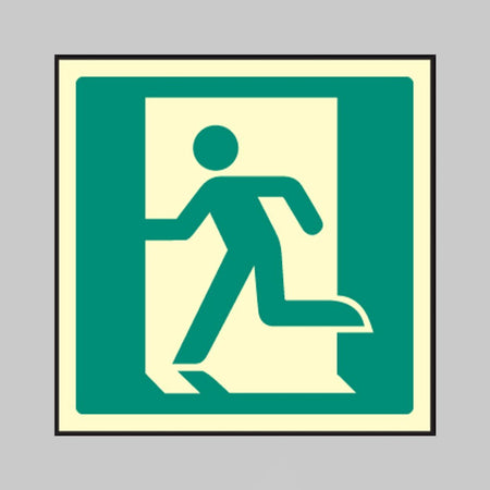 Running Man Left Sign - Ready Set SuppliedRunning Man Left SignUltra Bright (Class C) Photoluminescent Rigid32039C