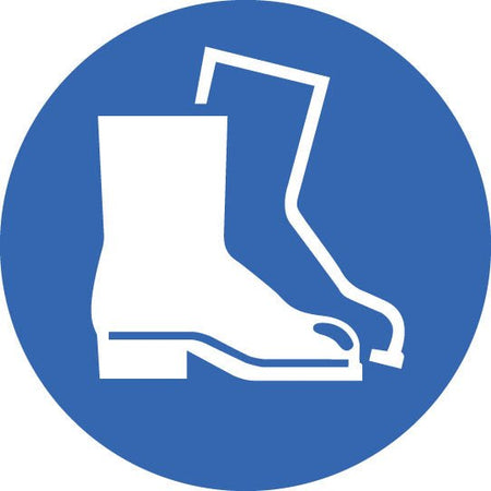 Safety Boots Floor Graphic 400mm Dia - Ready Set SuppliedSafety Boots Floor Graphic 400mm Dia58801