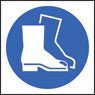 Safety Boots Roll of 100 Self Adhesive Vinyl Labels 50 x 50mm - Ready Set SuppliedSafety Boots Roll of 100 Self Adhesive Vinyl Labels 50 x 50mm59712