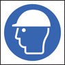 Safety Helmet Roll of 100 Self Adhesive Vinyl Labels 50 x 50mm - Ready Set SuppliedSafety Helmet Roll of 100 Self Adhesive Vinyl Labels 50 x 50mm59717