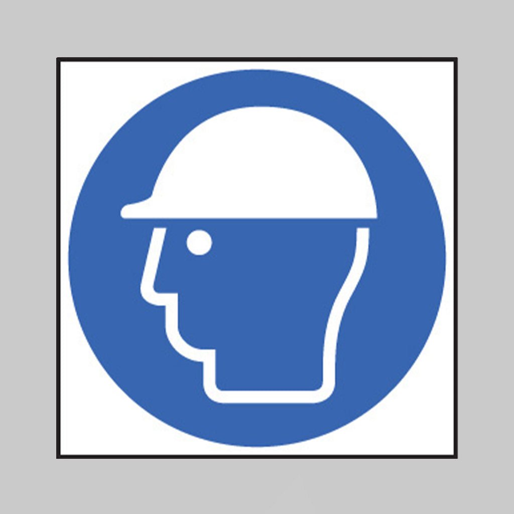 Safety Helmet Symbol Sign - Ready Set SuppliedSafety Helmet Symbol SignRigid Plastic15015F