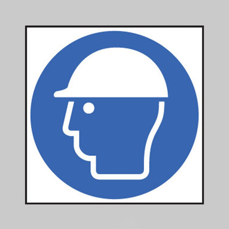 Safety Helmet Symbol Sign - Ready Set SuppliedSafety Helmet Symbol SignRigid Plastic15015F