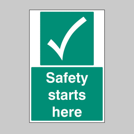 Safety Starts Here Floor Graphic 400 x 600mm - Ready Set SuppliedSafety Starts Here Floor Graphic 400 x 600mm58825