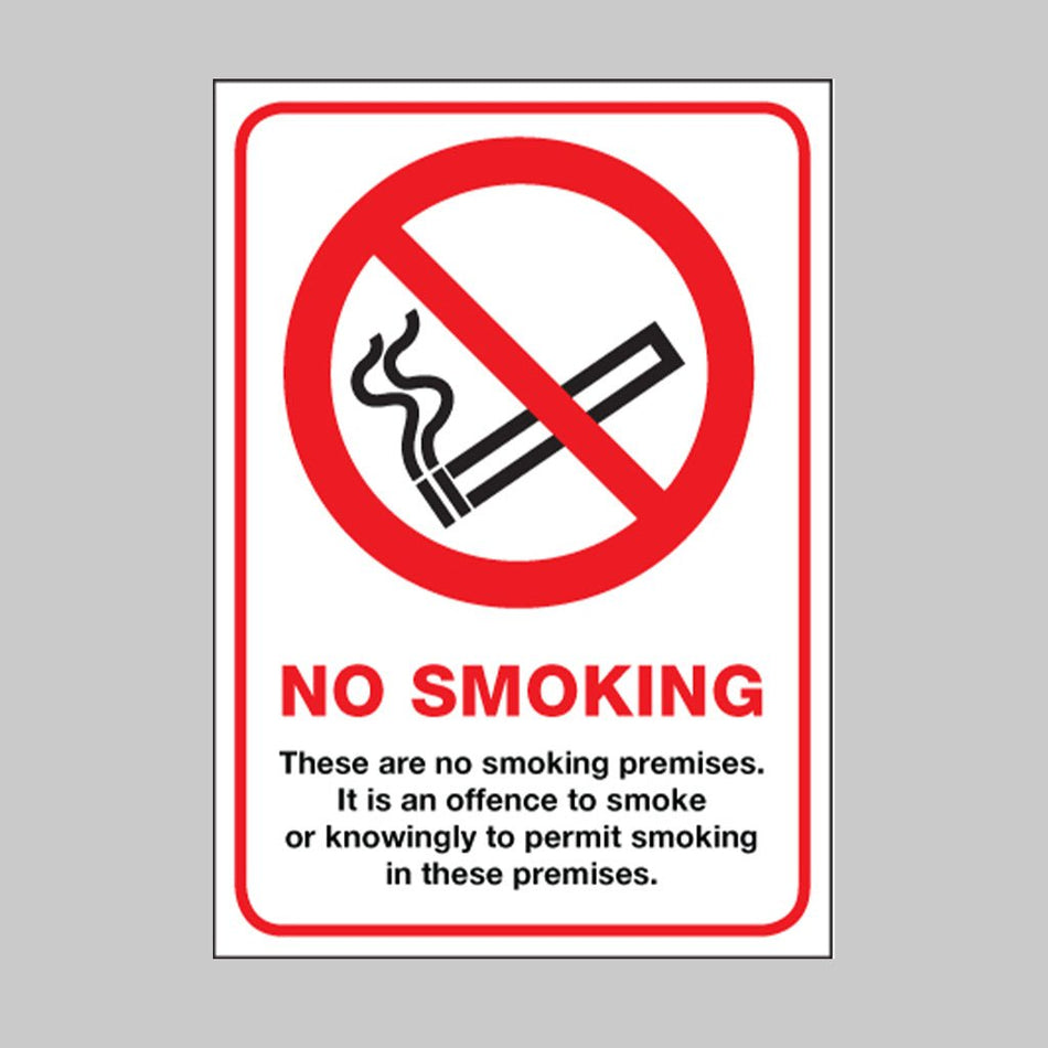 Scotland No Smoking Premises A4 Rigid Plastic Sign - Ready Set SuppliedScotland No Smoking Premises A4 Rigid Plastic Sign53033