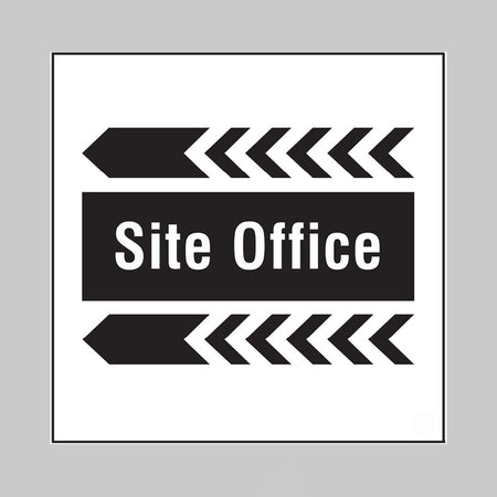 Site Office, Arrow Left Builder Signs 400 x 400mm - Ready Set SuppliedSite Office, Arrow Left Builder Signs 400 x 400mm55732
