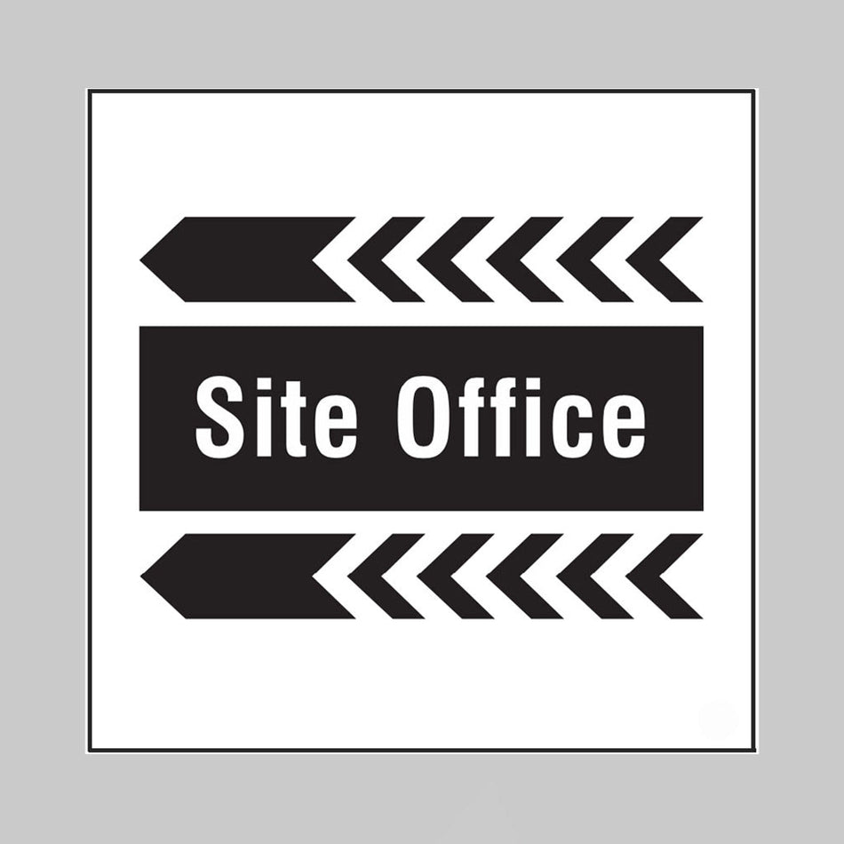 Site Office, Arrow Left Builder Signs 400 x 400mm - Ready Set SuppliedSite Office, Arrow Left Builder Signs 400 x 400mm55732