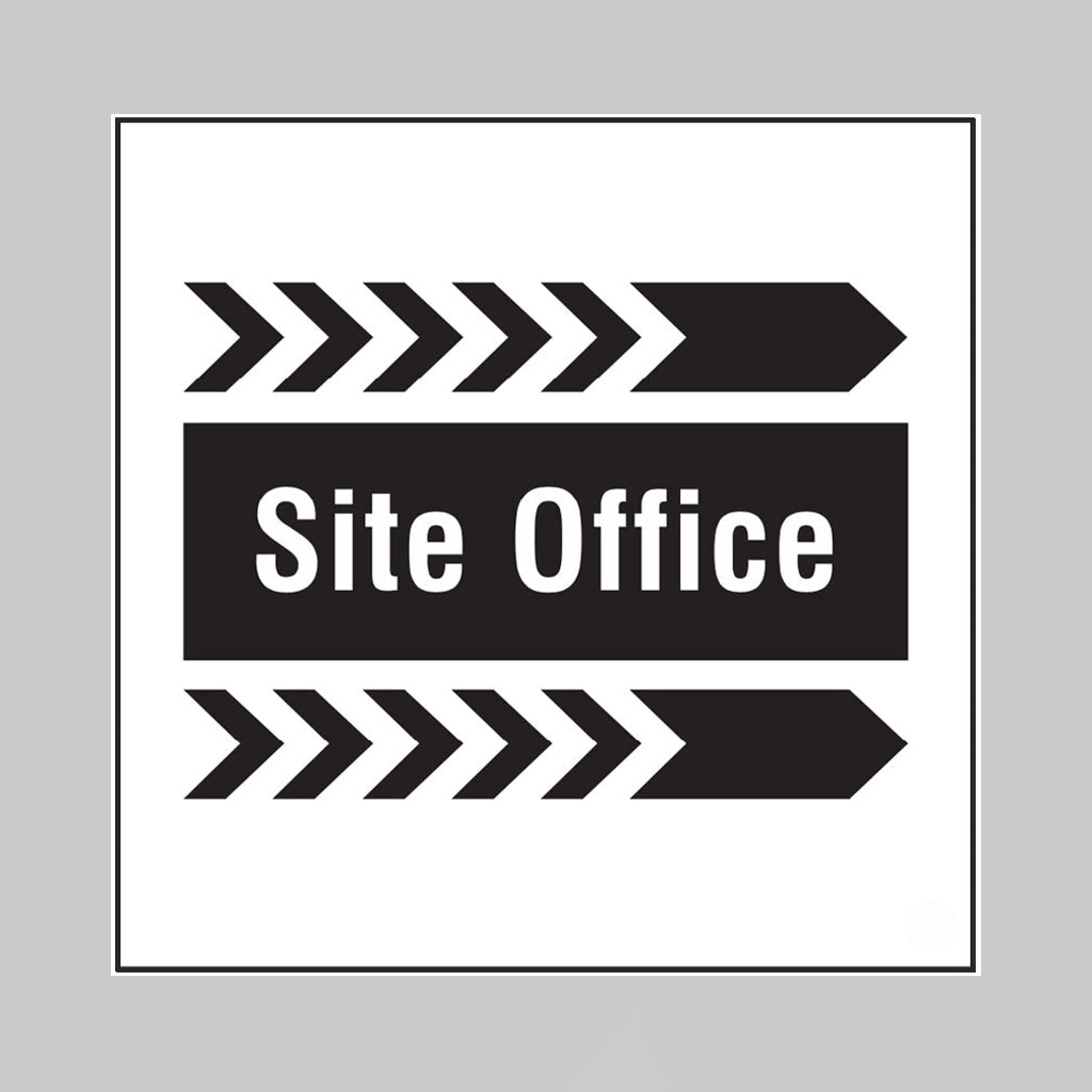 Site Office, Arrow Right Builder Signs 400 x 400mm - Ready Set SuppliedSite Office, Arrow Right Builder Signs 400 x 400mm55731