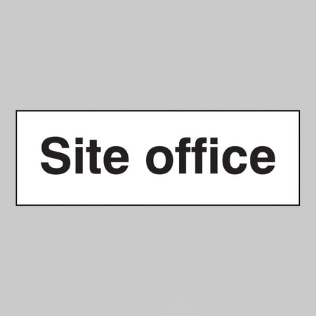 Site Office Sign - Ready Set SuppliedSite Office SignRigid Plastic16408G